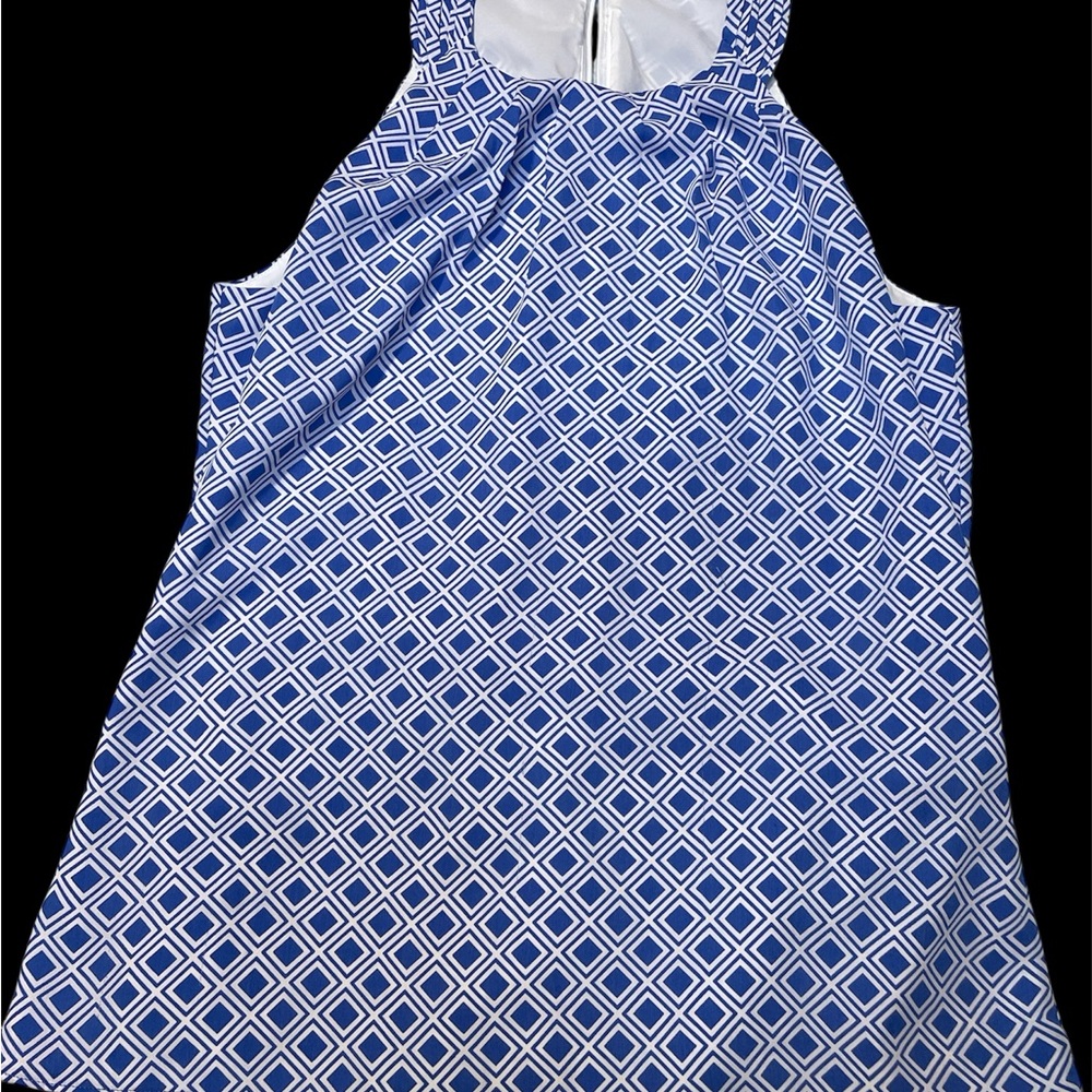 Banana Republic Womens Size 0 Blue Square Sleeveless Halter Top  Blouse